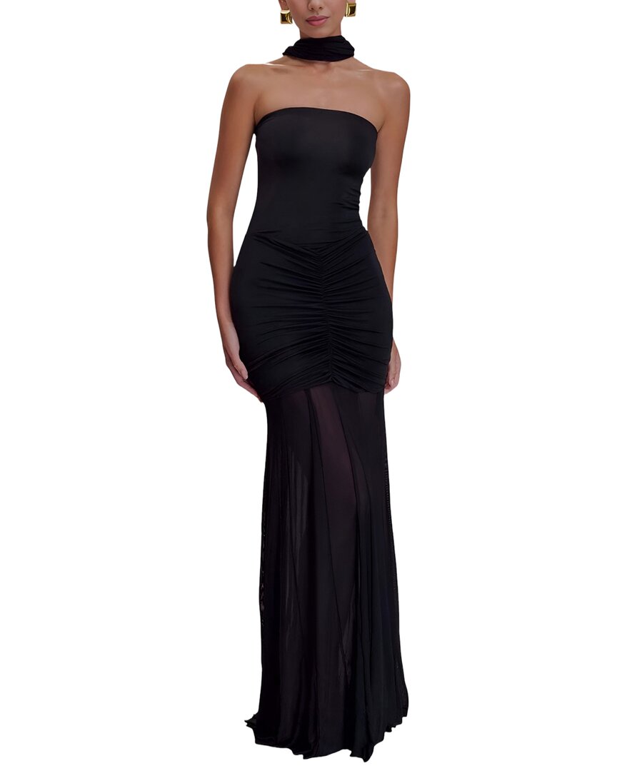 Amanda Royal Maxi Dress