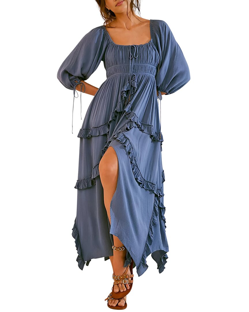 Vincent 3/4-Sleeve Maxi Dress
