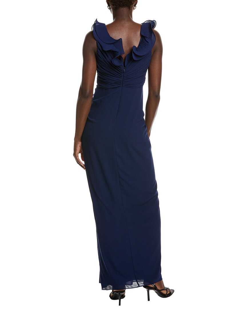 Badgley Mischka Octo Ruffle Gown