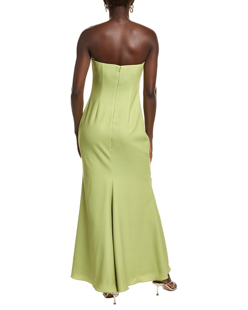 Badgley Mischka Strapless Placement Gown