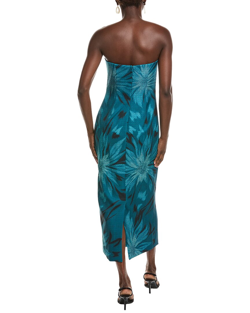 Rene Ruiz Strapless Straight Across Midi Dress