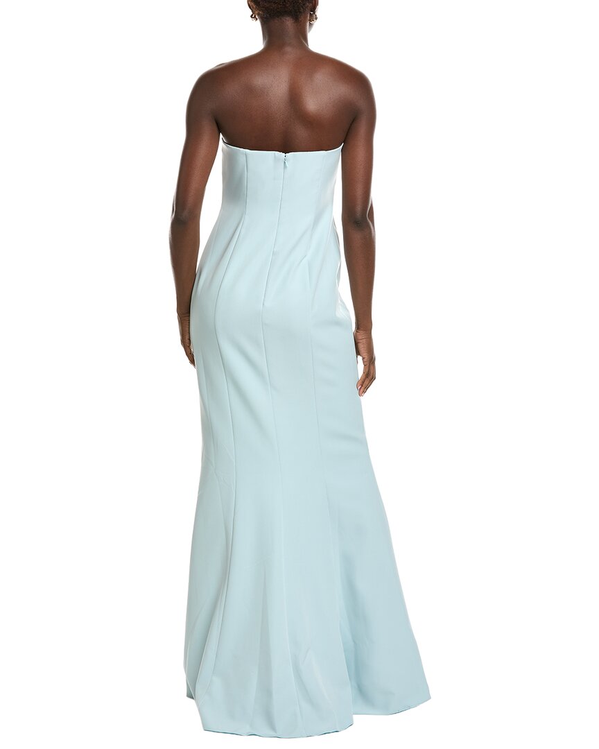 Rene Ruiz Rene Ruiz Strapless Scoop Neck Column Gown
