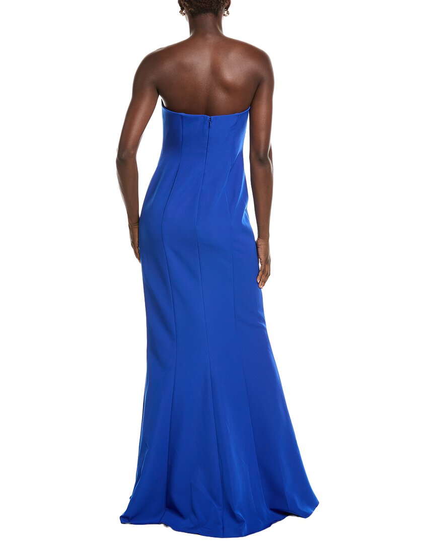 Rene Ruiz Rene Ruiz Strapless Scoop Neck Column Gown