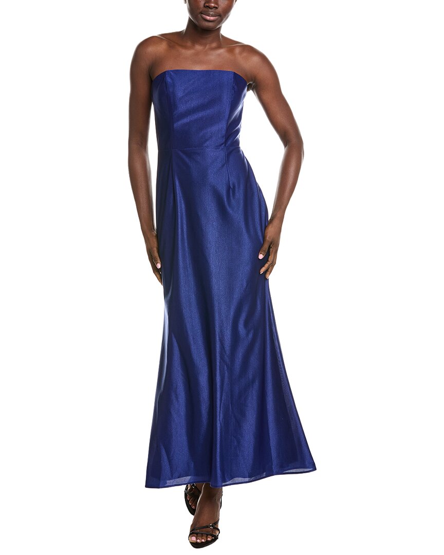 Rene Ruiz Rene Ruiz Strapless Tea Length Midi Dress