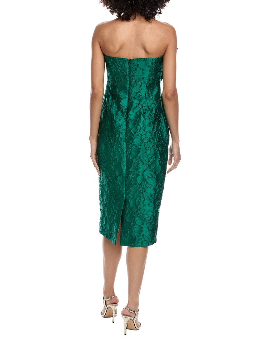 Badgley Mischka Jacquard Midi Dress