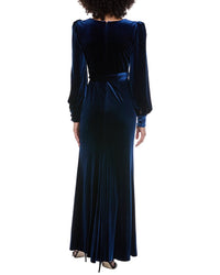 Badgley Mischka Drape Gown
