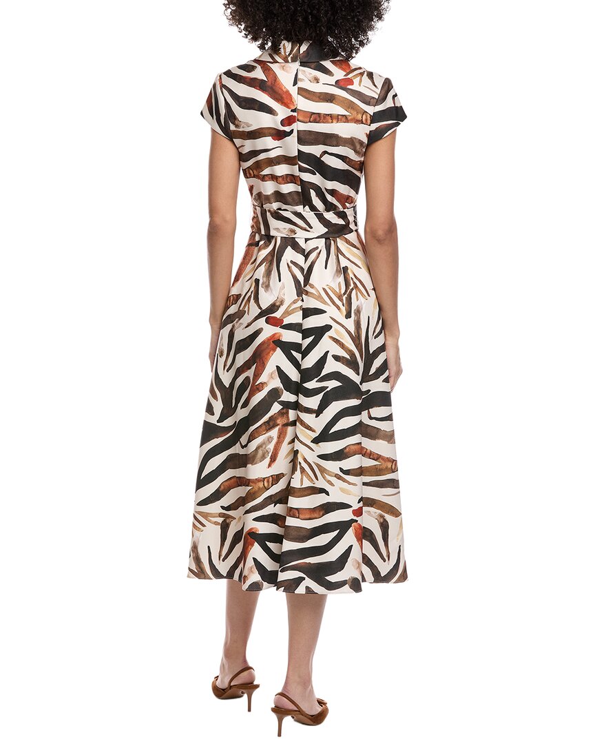 Badgley Mischka Fit & Flare Midi Dress