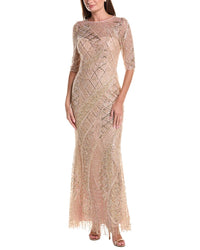 Teri Jon by Rickie Freeman Teri Jon By Rickie Freeman Art Deco Gown