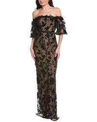 Marchesa Notte Embellished Gown