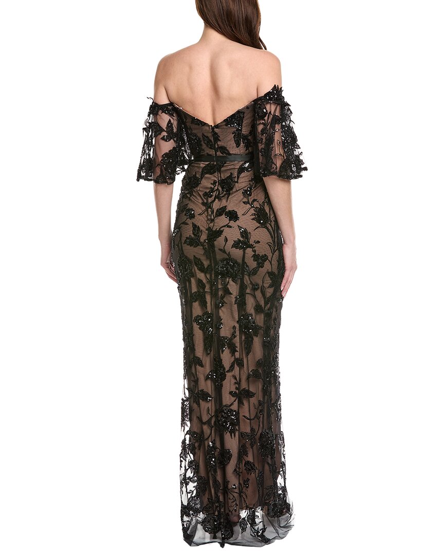 Marchesa Notte Embellished Gown
