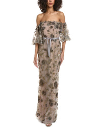 Marchesa Notte Embellished Gown
