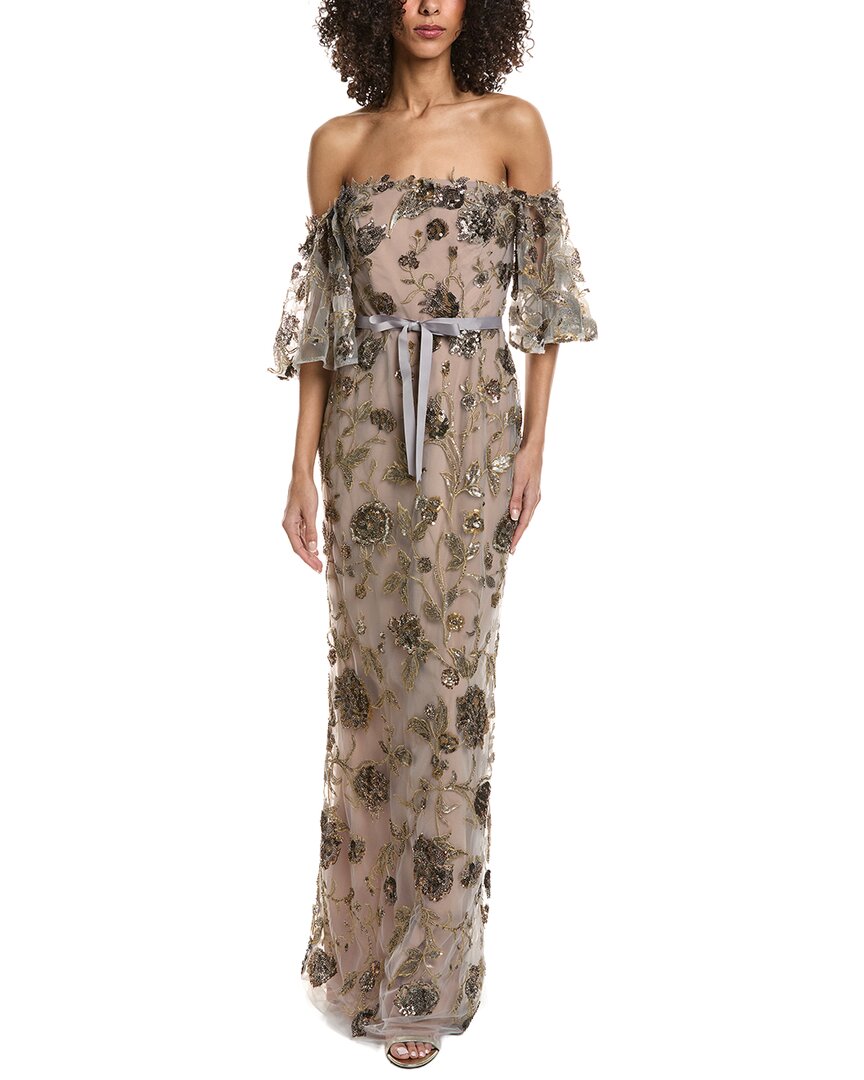 Marchesa Notte Embellished Gown