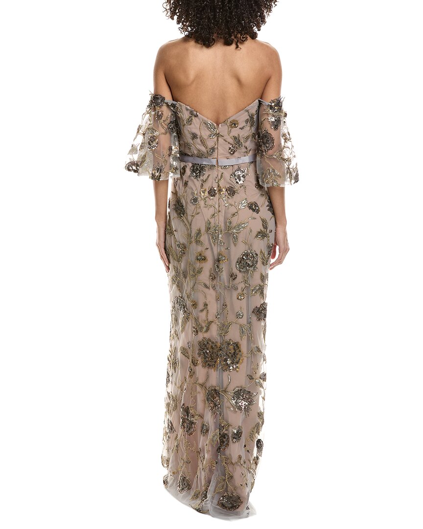 Marchesa Notte Embellished Gown