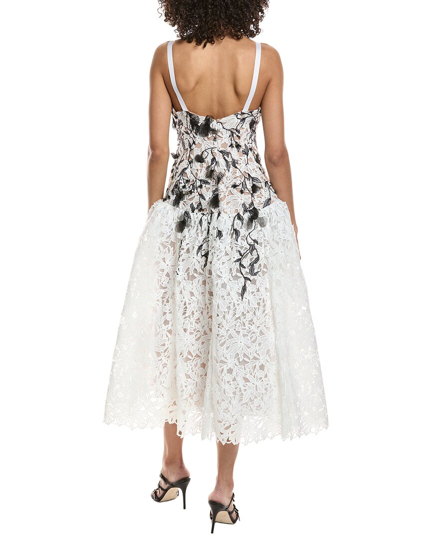 Marchesa Notte Midi Dress