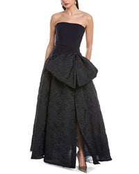 Marchesa Notte Cloque Gown