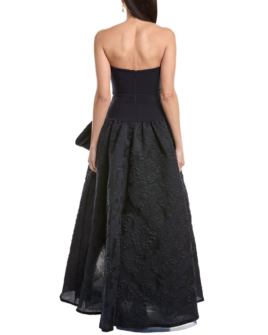 Marchesa Notte Cloque Gown