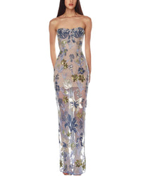 Alma King Embellished Maxi Dress