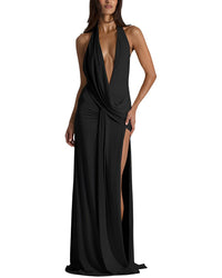 Lebrin Atelier Solid Maxi Dress
