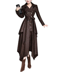 Burryco Brown Solid Maxi Dress