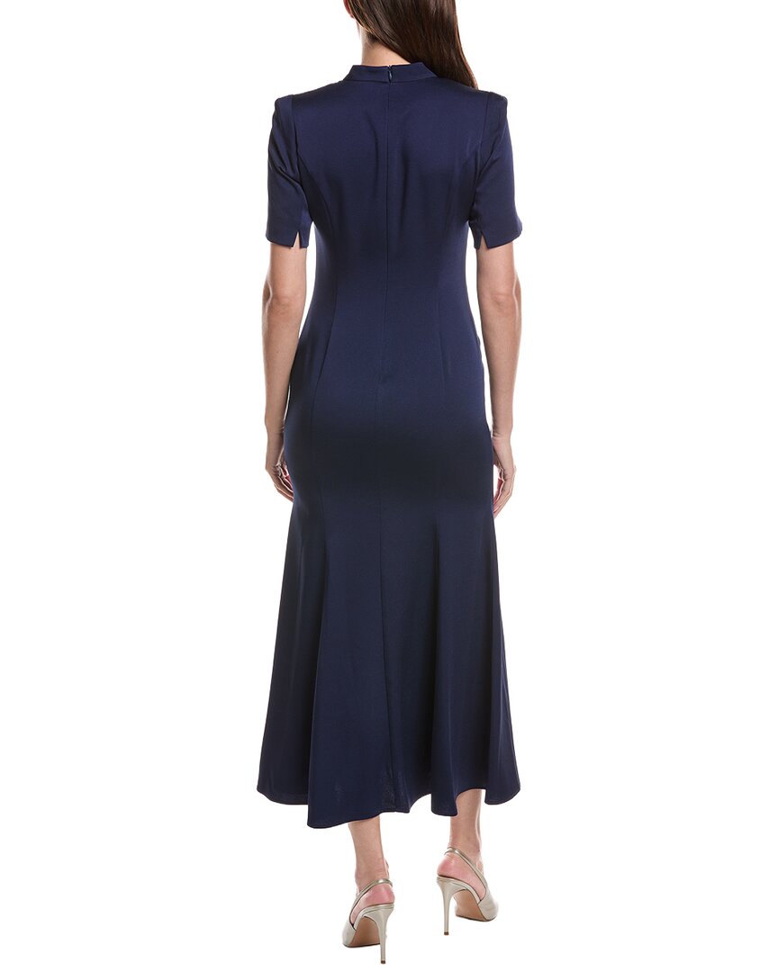 BURRYCO Burryco Blue Solid Maxi Dress