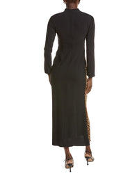 Burryco Black Embellished Maxi Dress