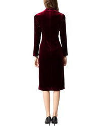 Burryco Red Embellished Midi Dress