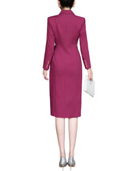 Burryco Solid Midi Dress