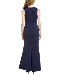 Badgley Mischka Sleeve Cutout Gown