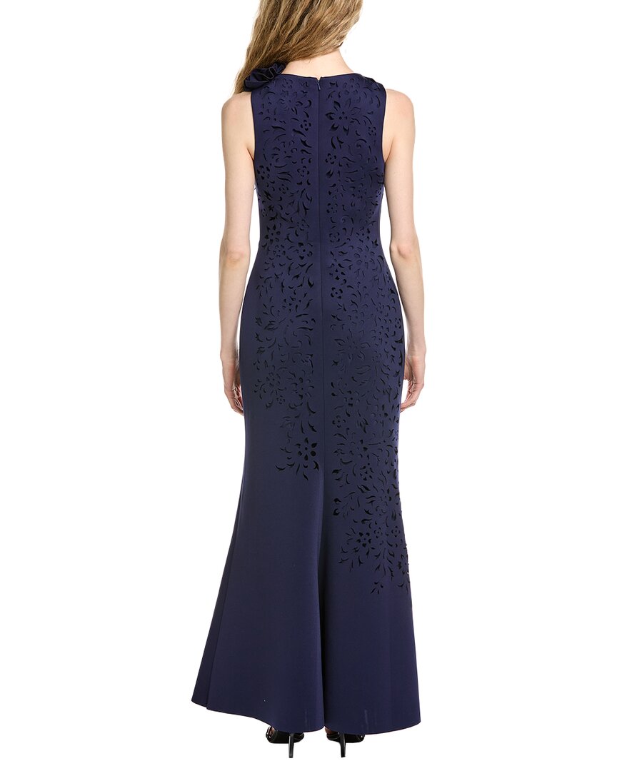 Badgley Mischka Sleeve Cutout Gown