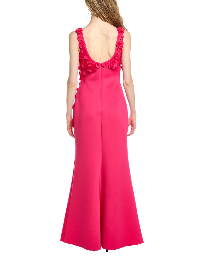 Badgley Mischka Cutout Appliques Gown