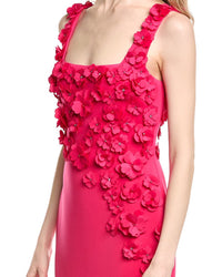 Badgley Mischka Cutout Appliques Gown