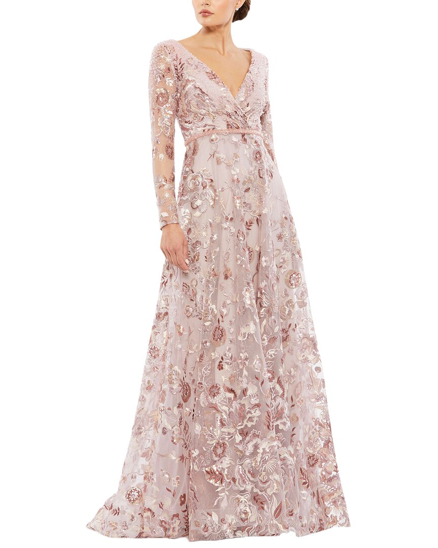 Mac Duggal Illusion A-Line Gown