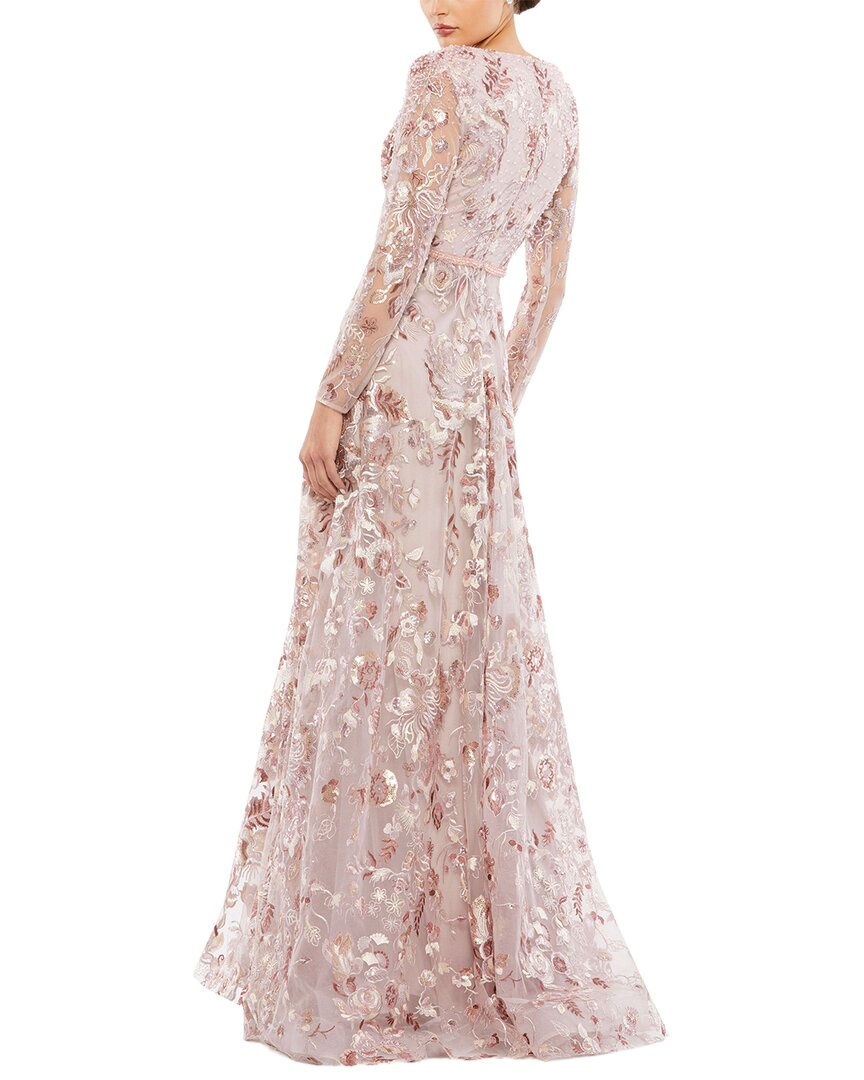 Mac Duggal Illusion A-Line Gown