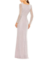 Mac Duggal Faux Wrap Gown