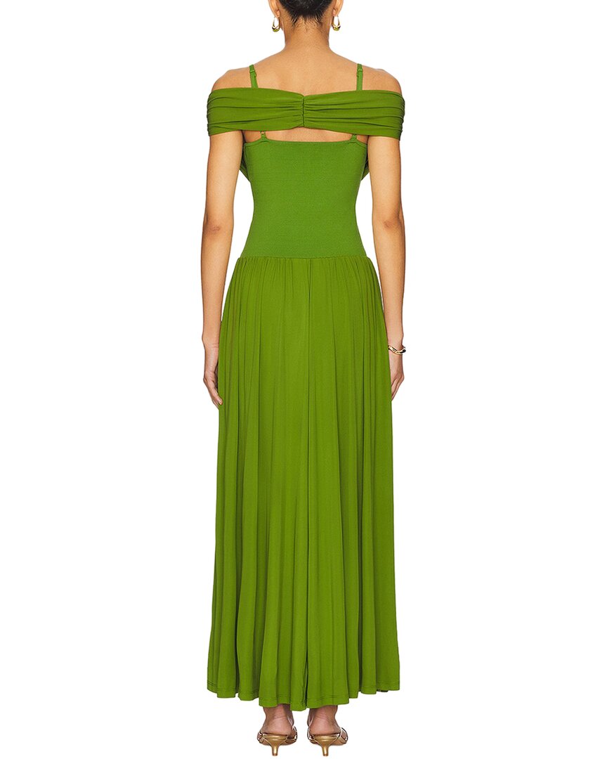 Vera Dolini Solid Maxi Dress