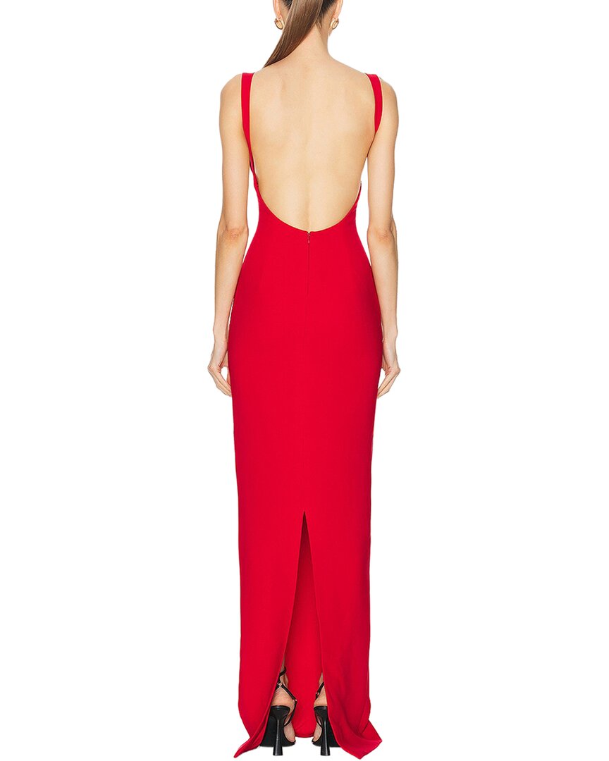 Vera Dolini Solid Maxi Dress