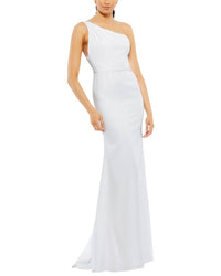Mac Duggal One Shoulder Trumpet Gown