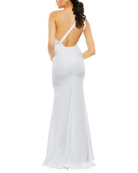 Mac Duggal One Shoulder Trumpet Gown
