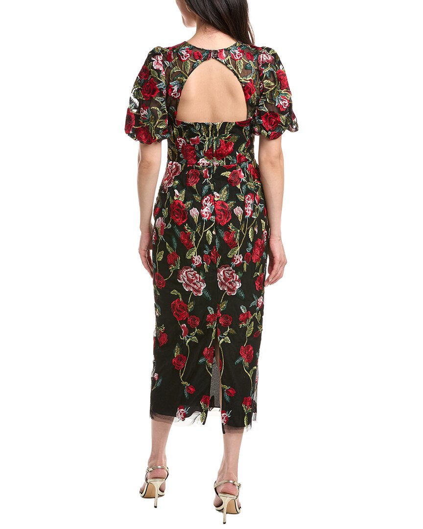 Marchesa Notte Midi Dress
