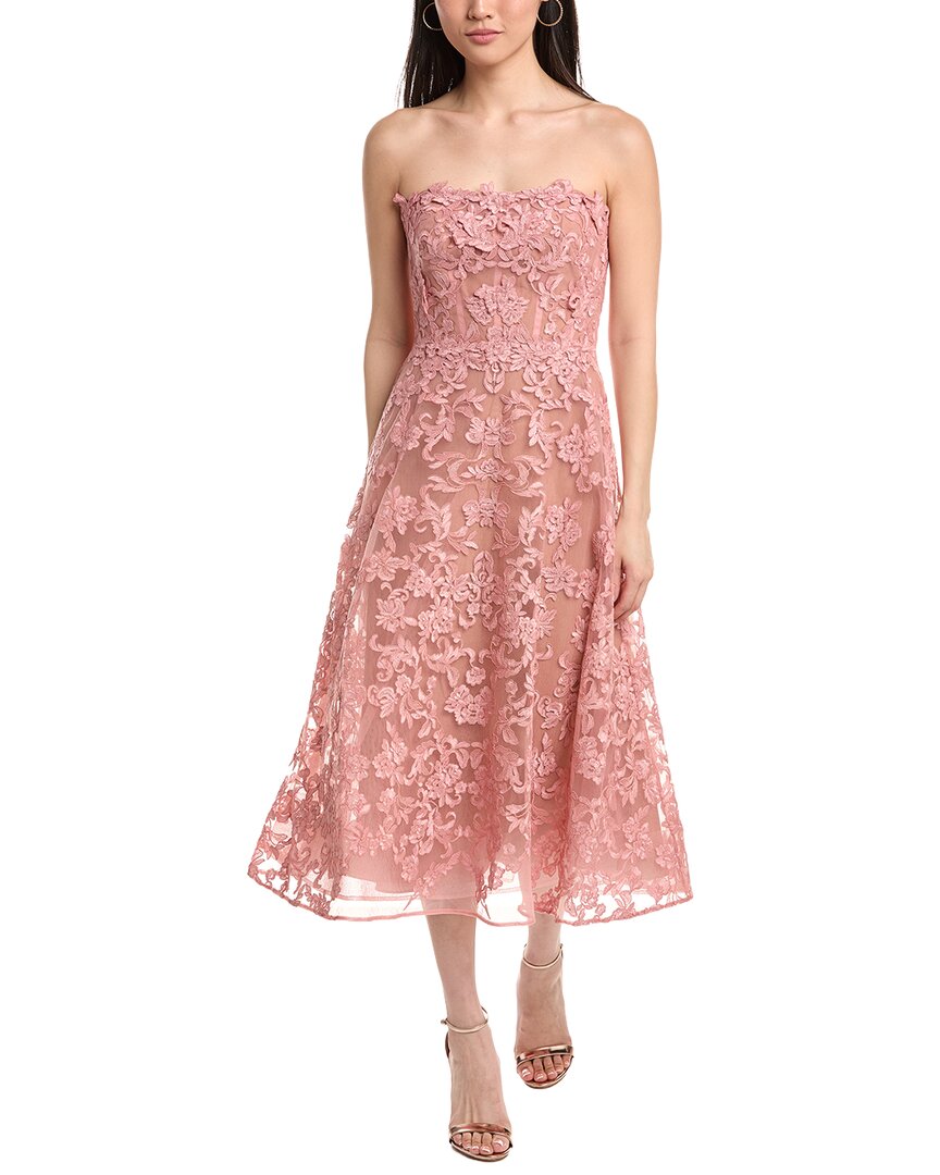 Marchesa Notte Midi Dress