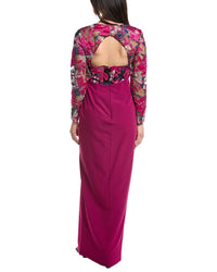Marchesa Notte Embroidered Gown