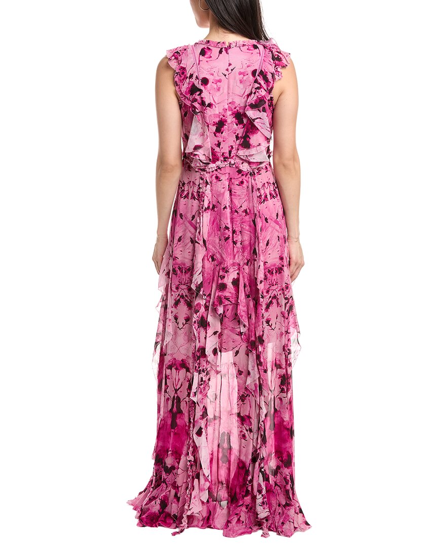 Marchesa Notte Printed Maxi Dress