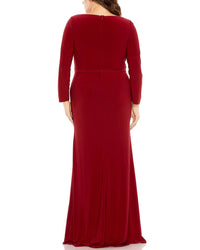 Mac Duggal Fabulouss Plus Column Gown