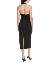 Adrianna Papell Solid Sleeveless Midi Dress