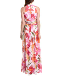 Adrianna Papell Sleeveless Maxi Print Dress