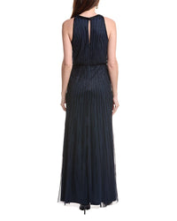 Adrianna Papell Sleeveless Solid Maxi Dress