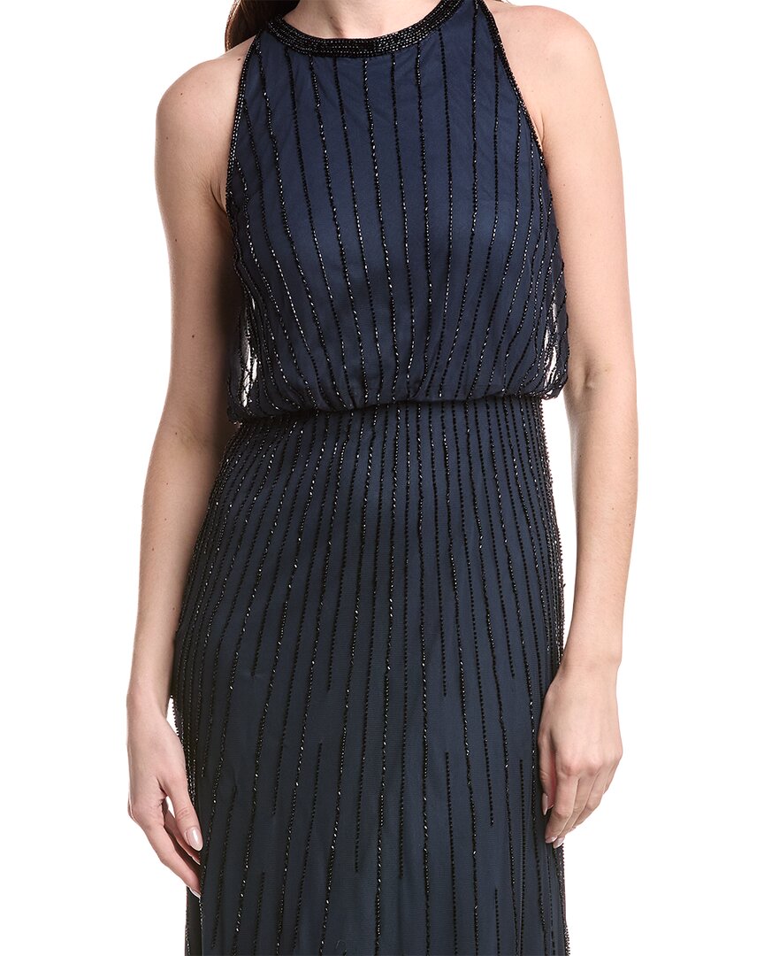Adrianna Papell Sleeveless Solid Maxi Dress