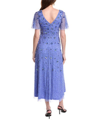 Adrianna Papell Short Sleeve Midi Dress