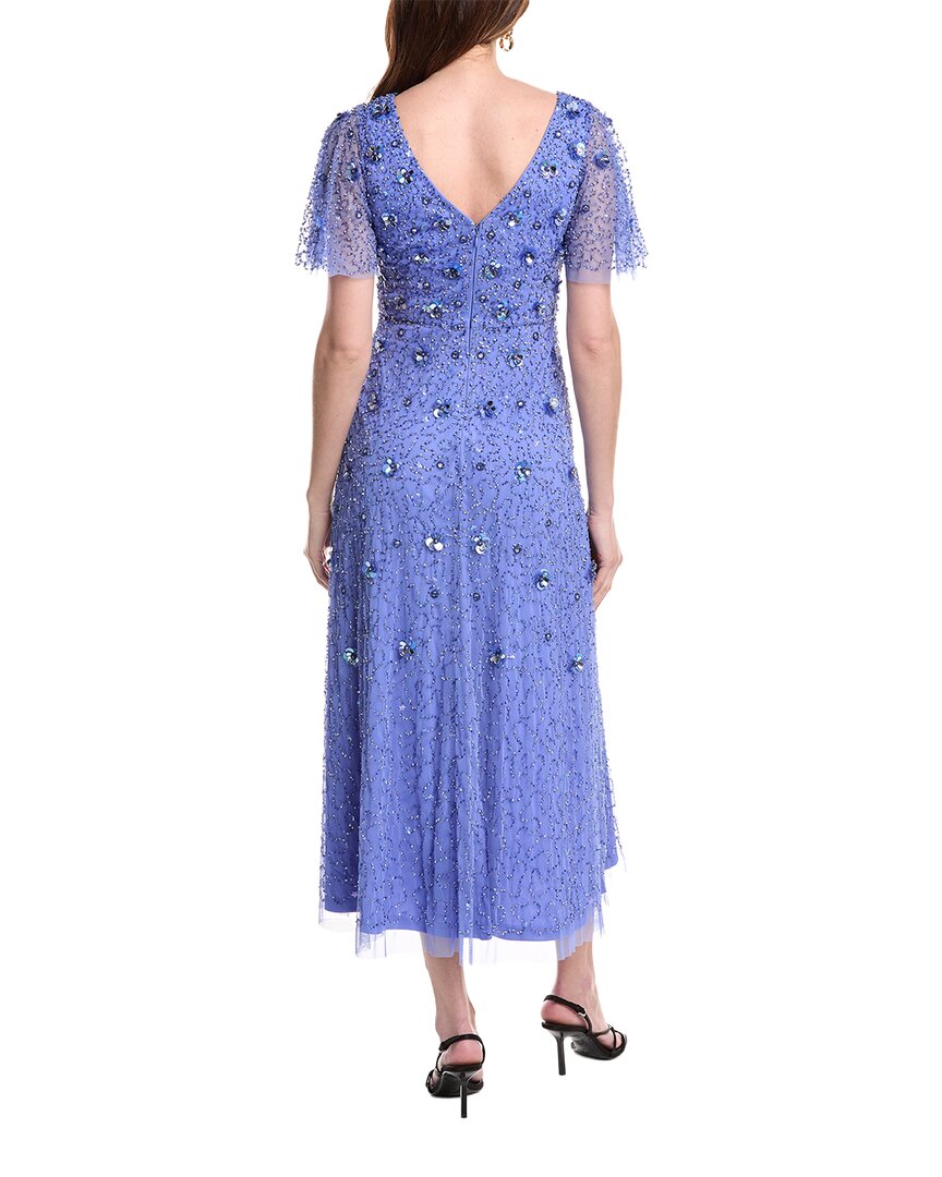 Adrianna Papell Short Sleeve Midi Dress