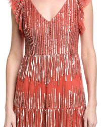 Adrianna Papell Beaded Gown